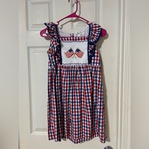 Girls American Flag Dress